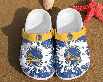 Golden State Warriors Crocs Crocband Clog Comfortable Water Shoes – Aop Clog