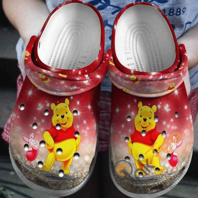 Waybackapparel Cute Winnie The Pooh And Piglet 3D Crocband Clog