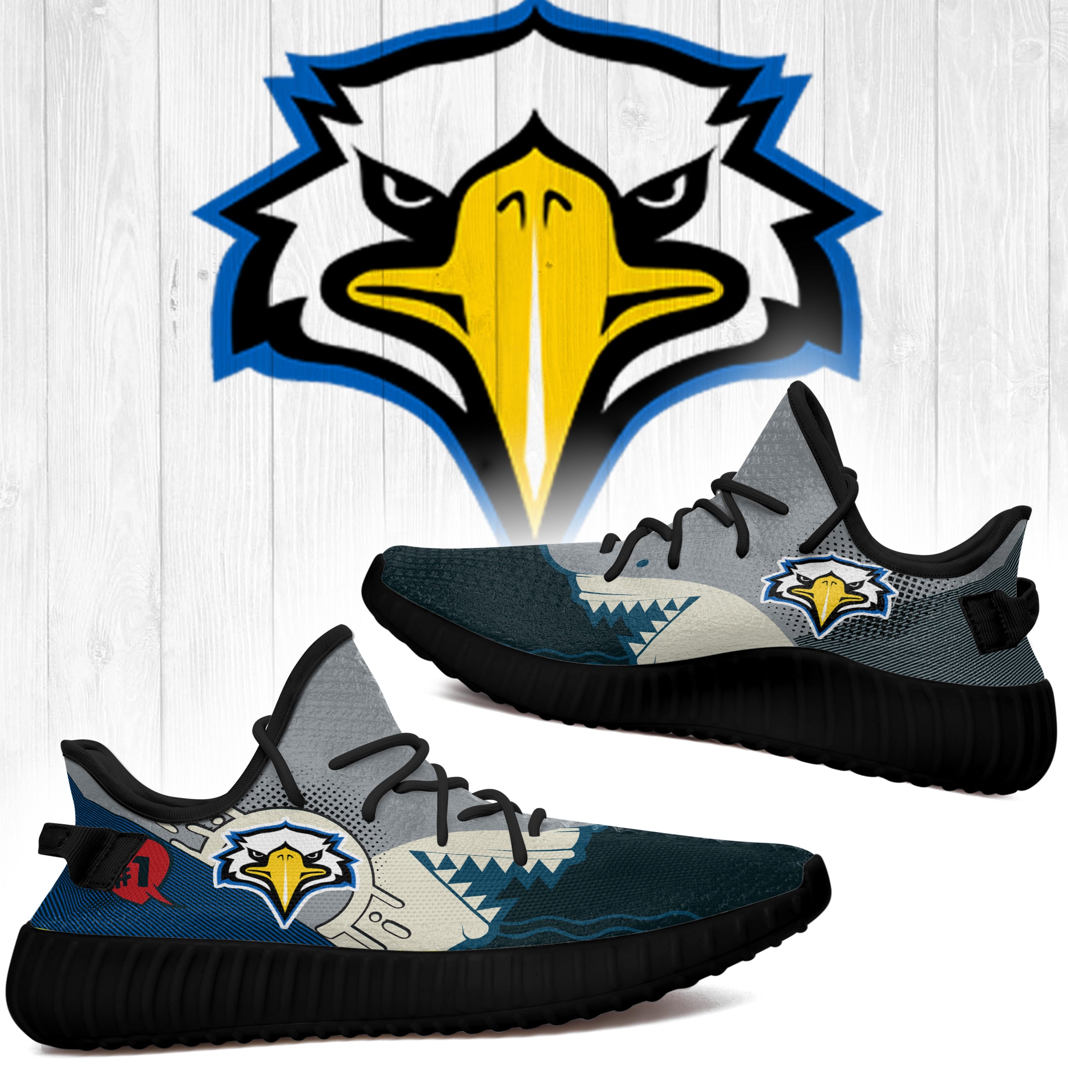 Shark Morehead State Eagles Nfl Yeezy Boost 350 V2 Shoes L1610-120