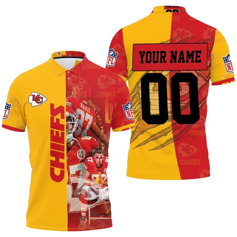 Kansas City Chiefs Logo Afc West Champions Super Bowl 2021 Personalized Polo Shirt