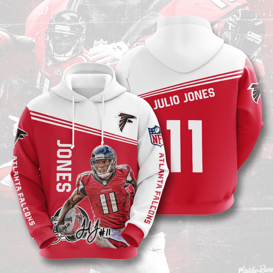 Julio Jones Atlanta Falcons Atlanta Falcons 92 Unisex 3D Hoodie Gift For Fans