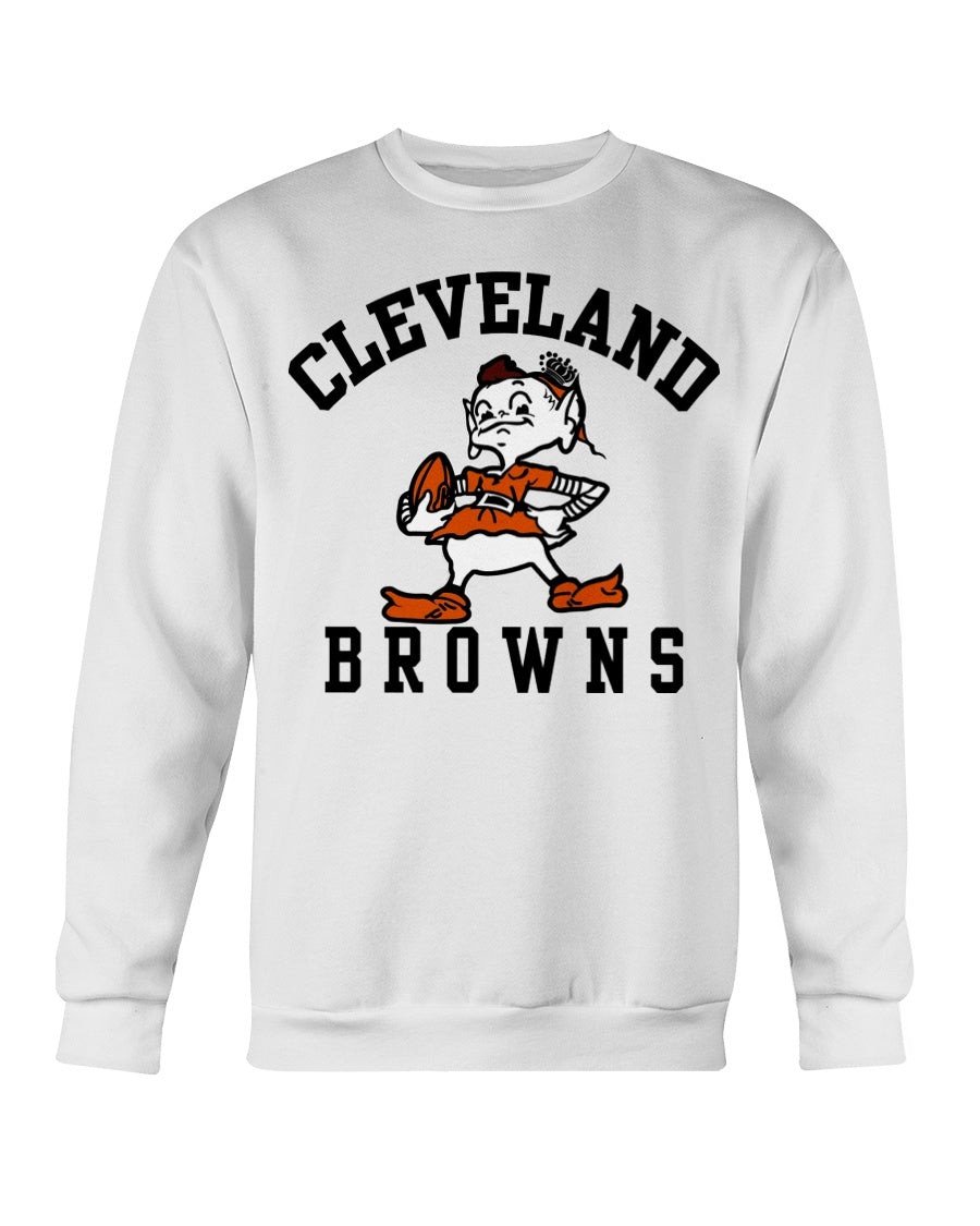 Rare Vintage 70S Cleveland Browns Elf Big Logo Spellout Graphic Sweatshirt 091021