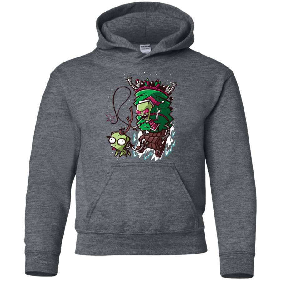 Zim Stole Christmas Youth Hoodie