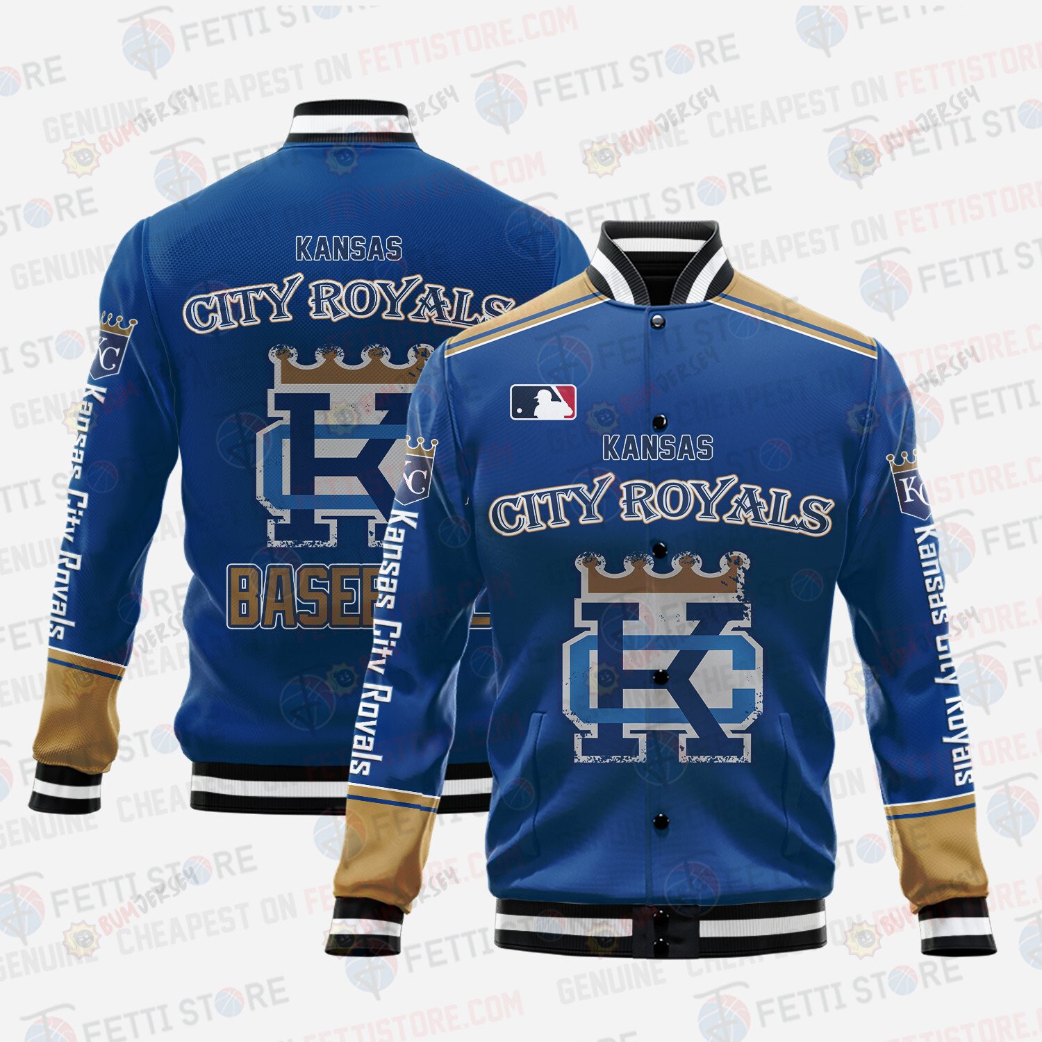 Kansas City Royals – Major League Baseball Aop Varsity Jacket V5