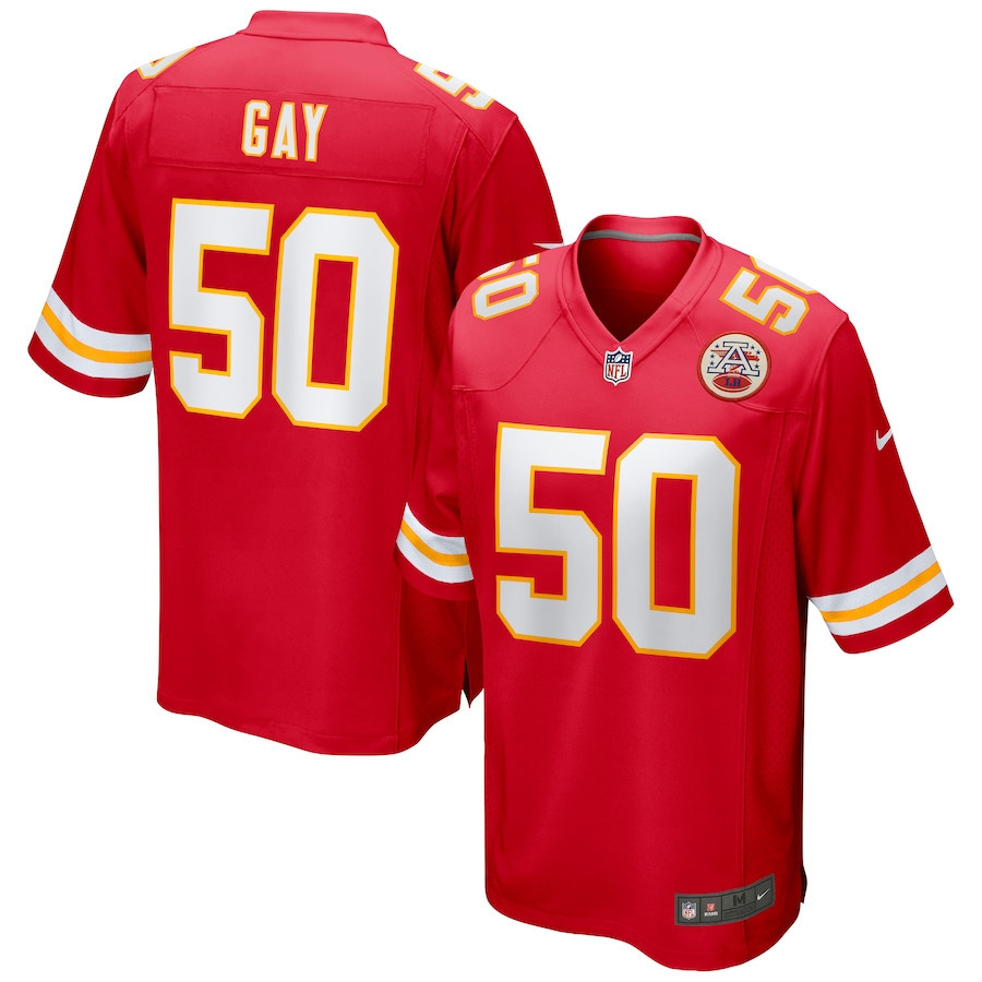 Willie Gay 50 Kansas City Chiefs Game Jersey – Red