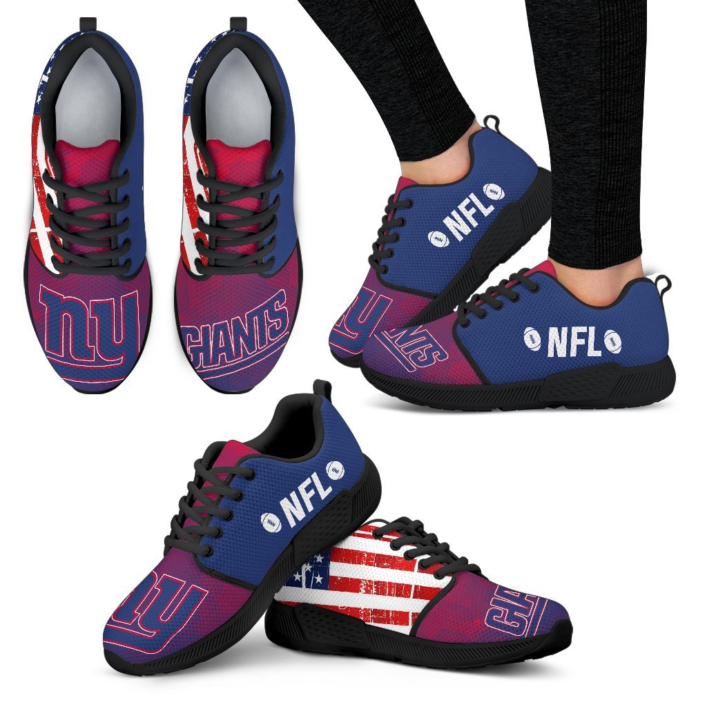 Awesome Fashion New York Giants Shoes Athletic Sneakers