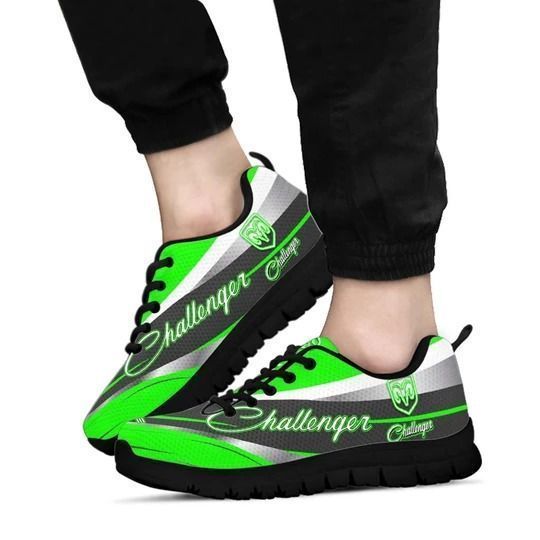 3D Printed Dodge Challenger NCT Sneakers For Men & Women Ver 2 (Green)