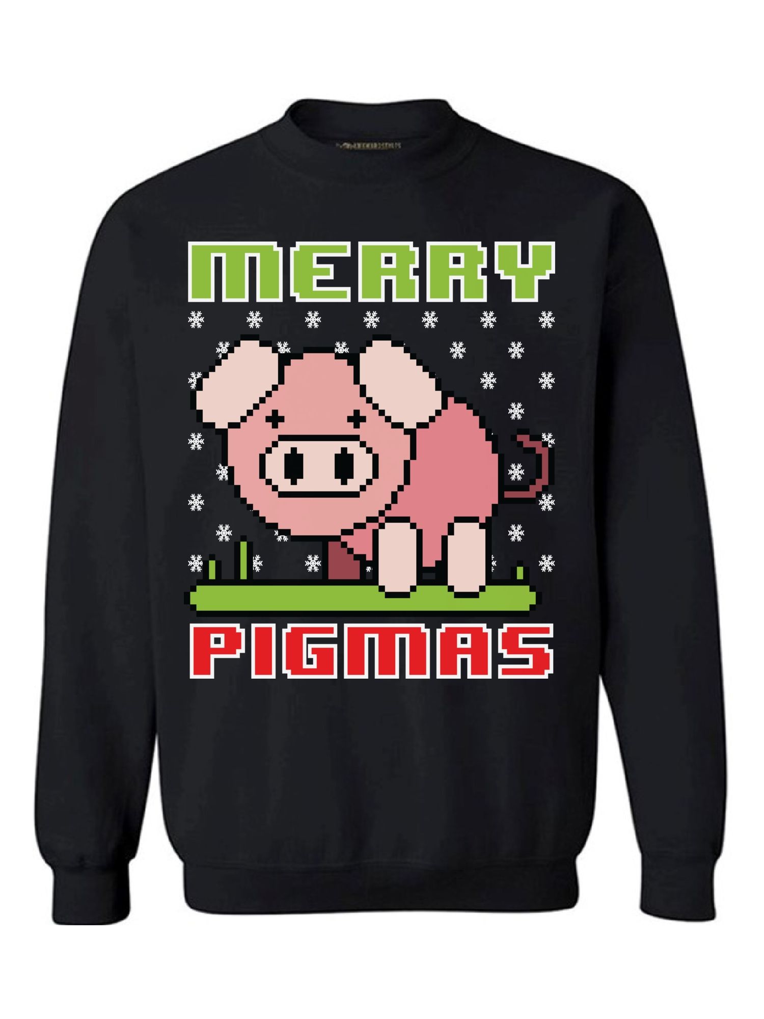 Styles Merry Pigmas Sweatshirt Piggy Christmas Sweater Funny Christmas Sweaters For Animal Lovers Cartoon Pig Ugly Christmas Sweater Cute Christmas Gifts Holiday Sweater Holiday Pig Crewneck