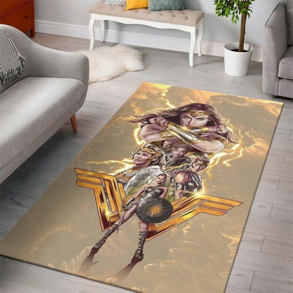 Wonder Woman Dc Comic Home Decor Rectangle Area Rug 10