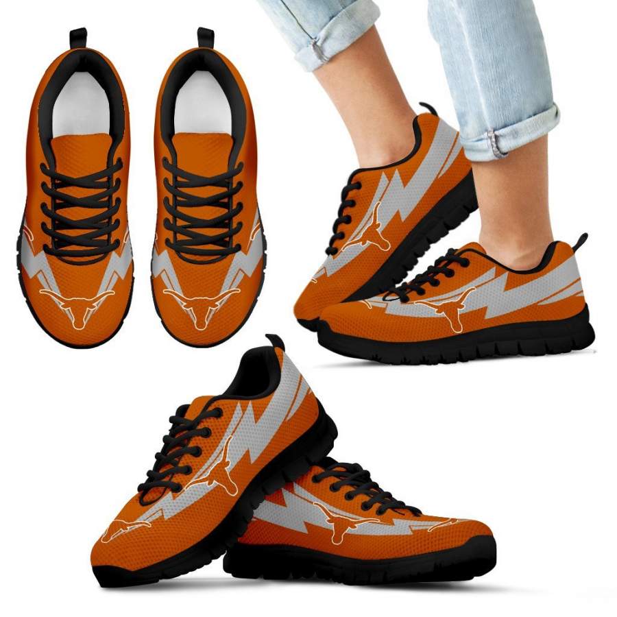 Three Amazing Good Line Charming Logo Texas Longhorns Sneakers