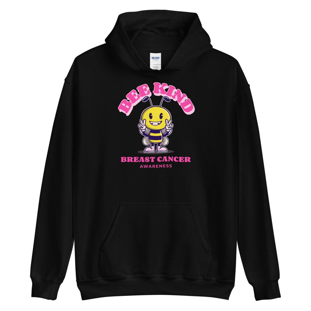 Breast Cancer Awareness Bee Kind Hoodie