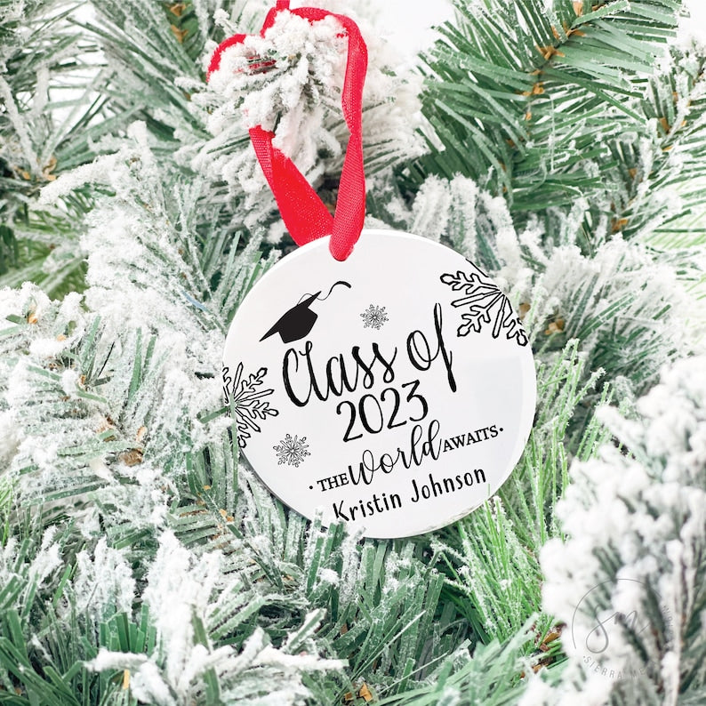 Class Of 2023 Ornament Personalized Graduation Christmas Ornament 2023