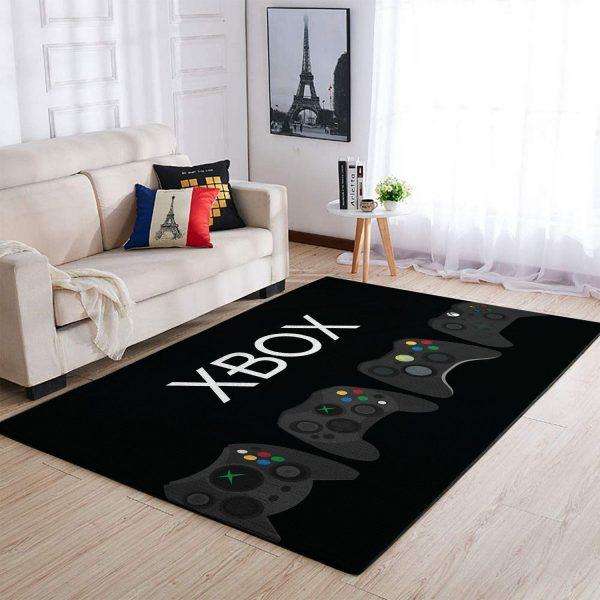 Xbox Console Game Art Home Decor Rectangle Area Rug 14