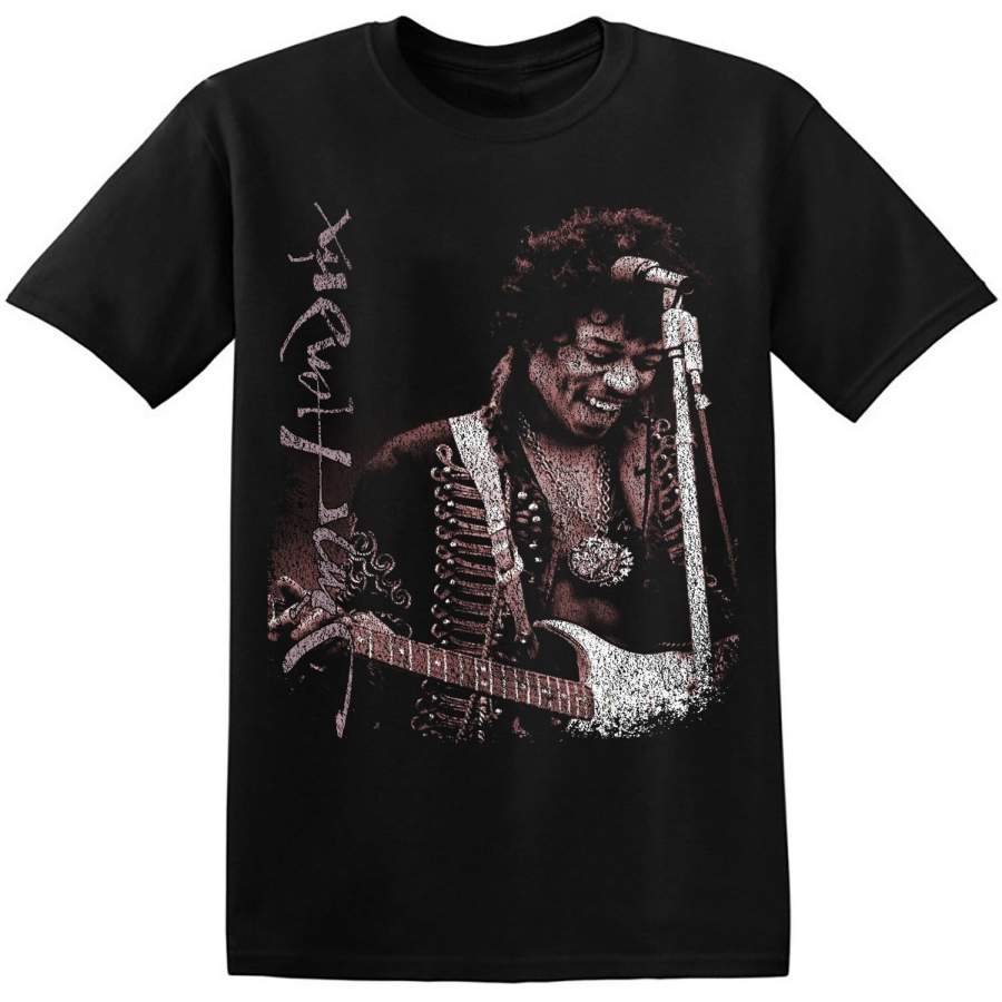 Men’s Fashion T-Shirt Jimi Hendrix T Shirt Vintage Rock Band Men’s Cotton Tee Shirt