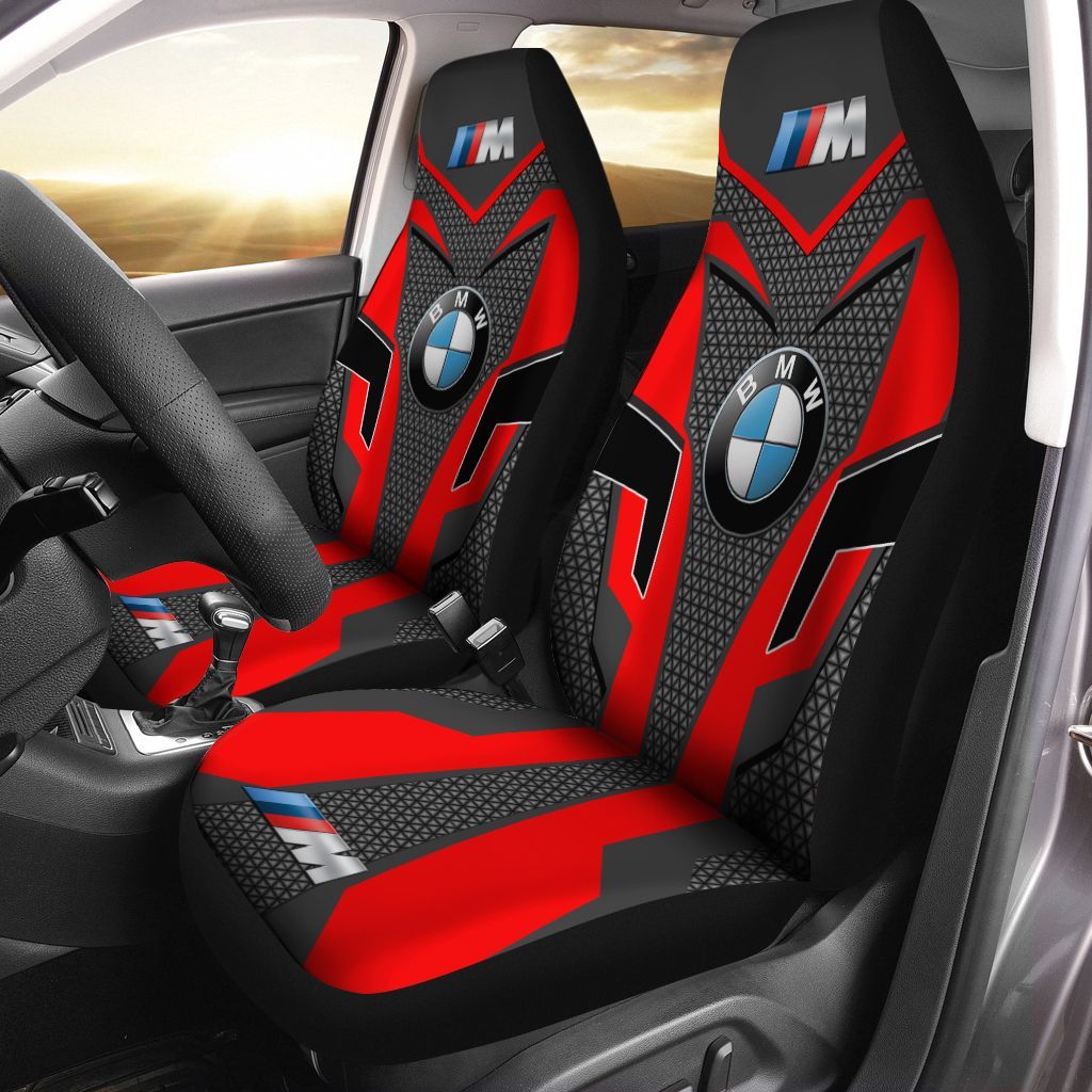 Bmw Lph-Ht Car Seat Cover (Set Of 2) Ver 1 (Red)