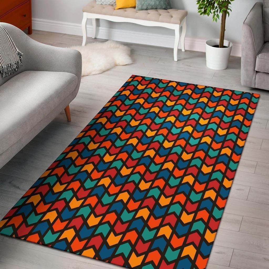 Print Pattern Candy Cane Area Rug Living Room Rug Home Decor