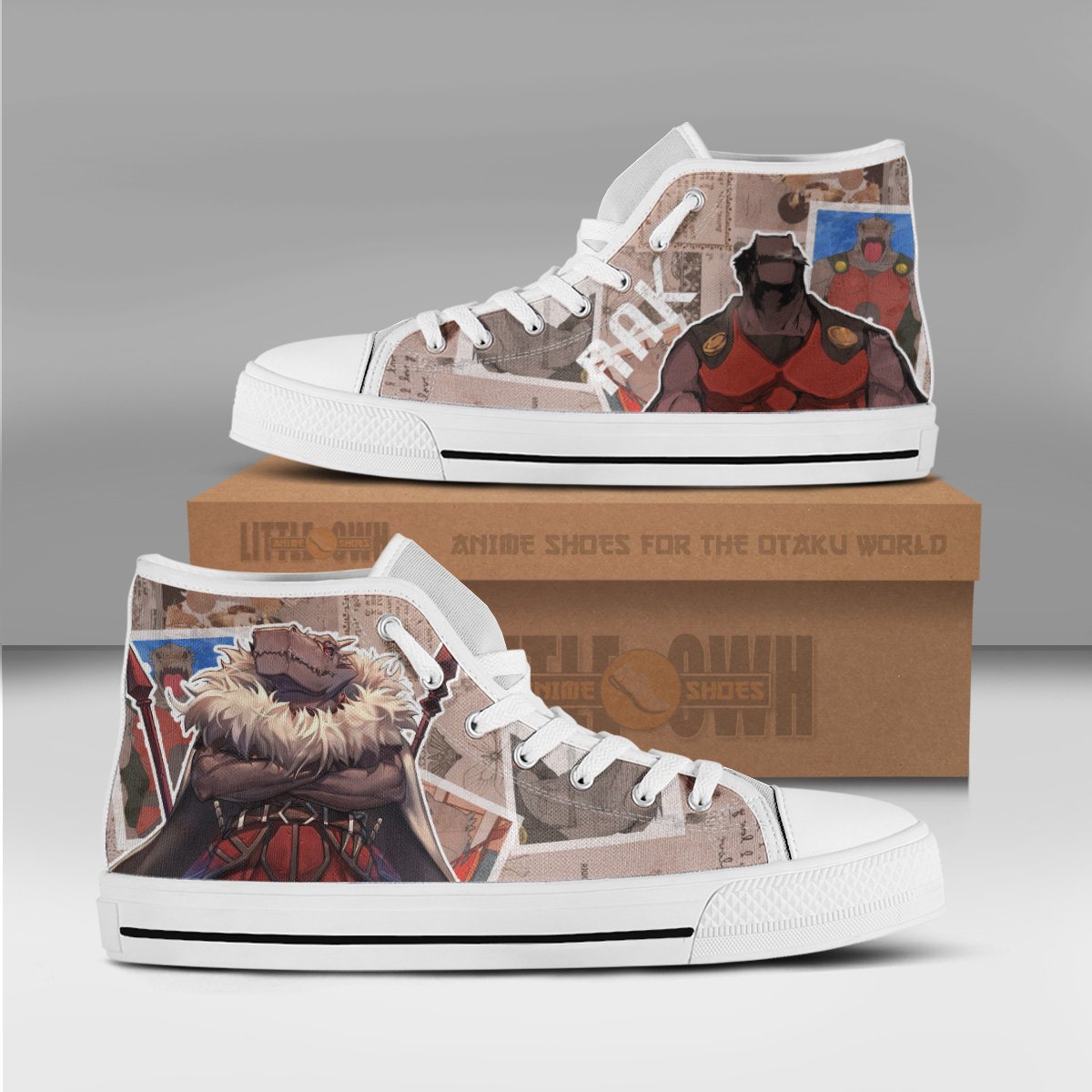 Rak Wraithraiser Tower Of God Anime Custom All Star High Top Sneakers Canvas Shoes