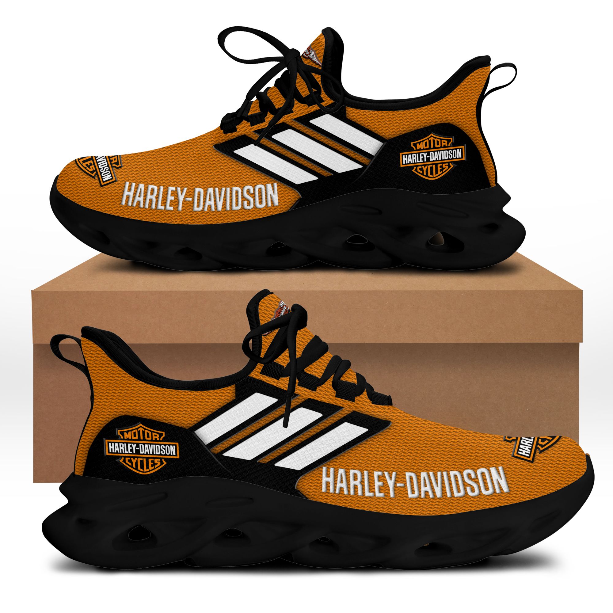 Harley Davidson DVT-NH BS Running Shoes Ver 1 (Orange)