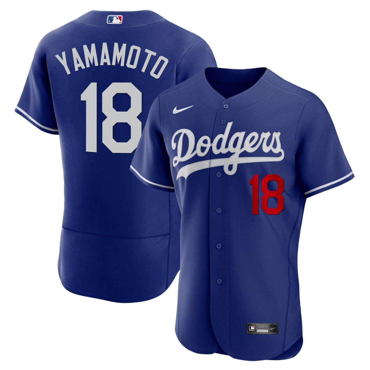 Yoshinobu Yamamoto Los Angeles Dodgers Blue Jersey – All Stitched