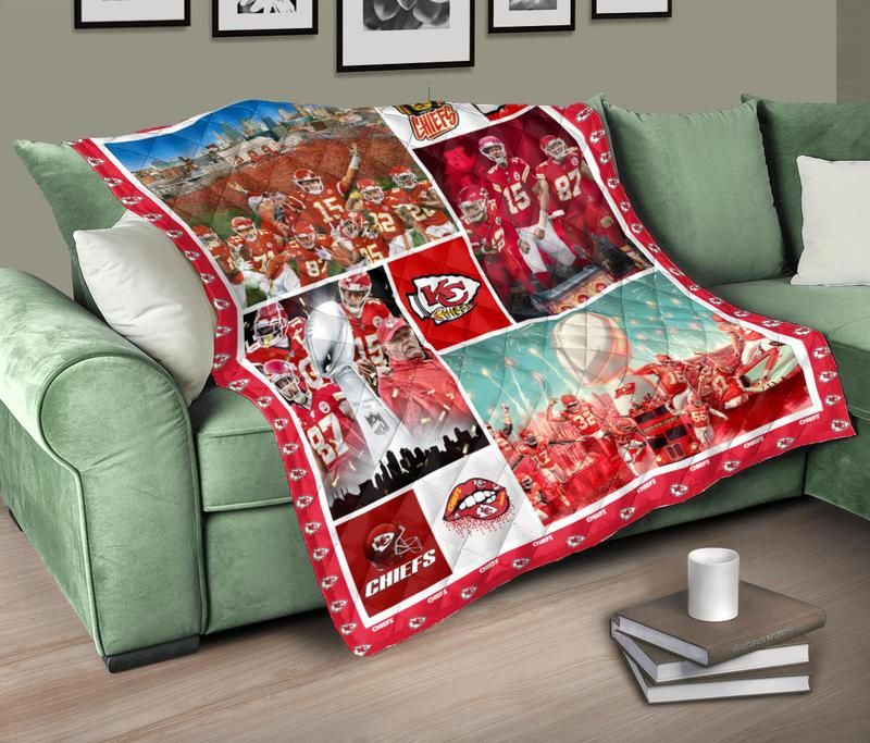 Kansas City Chiefs Quilt Blanket Best Gift For Fans T386-Hao1