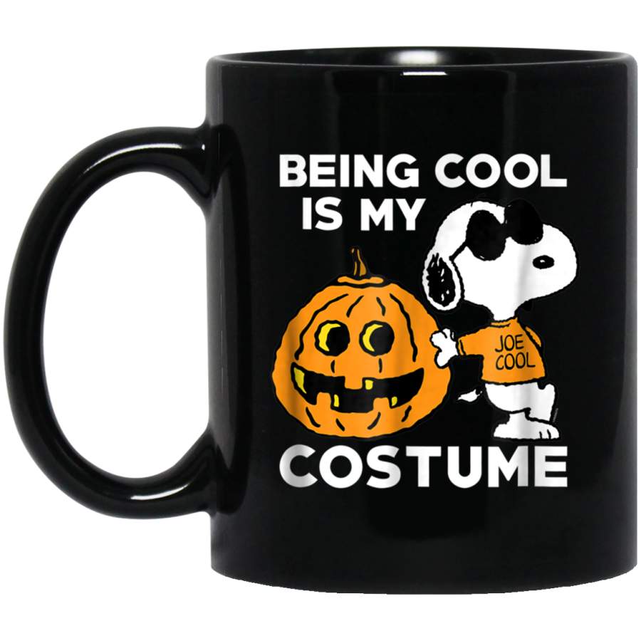 Onlytee - Funny Mug - Peanuts Snoopy Cool Halloween Costume Black Mug