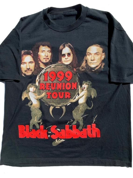 Black Sabbath 1999 Reunion Tour Shirtpantera Pentagram Led Zeppelin Shirt