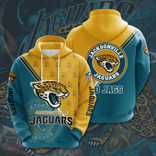 Jacksonville Jaguars 72 Unisex 3D Hoodie Gift For Fans