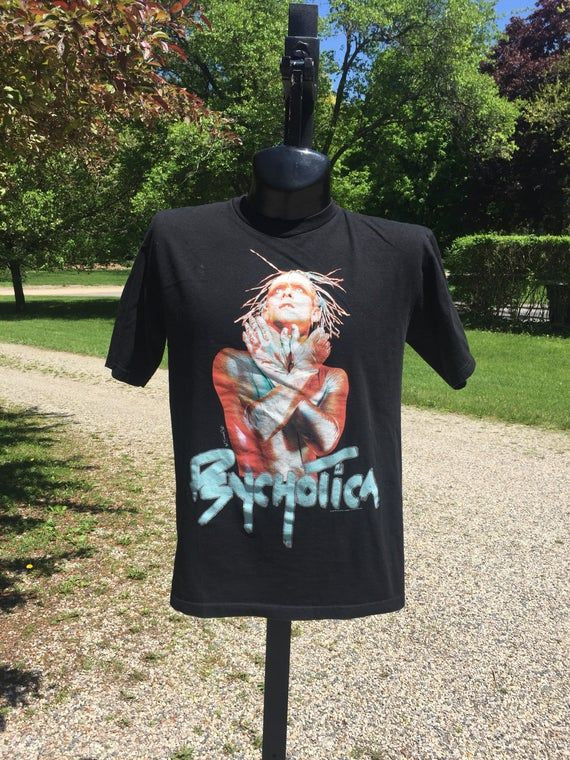 1996 Psychotica Glam Sex Rock Hard Black Music Band Concert Shirt Vtg Vintage Warped Tour Punk Metal Hardcore Heavy Grunge 90S Shirt