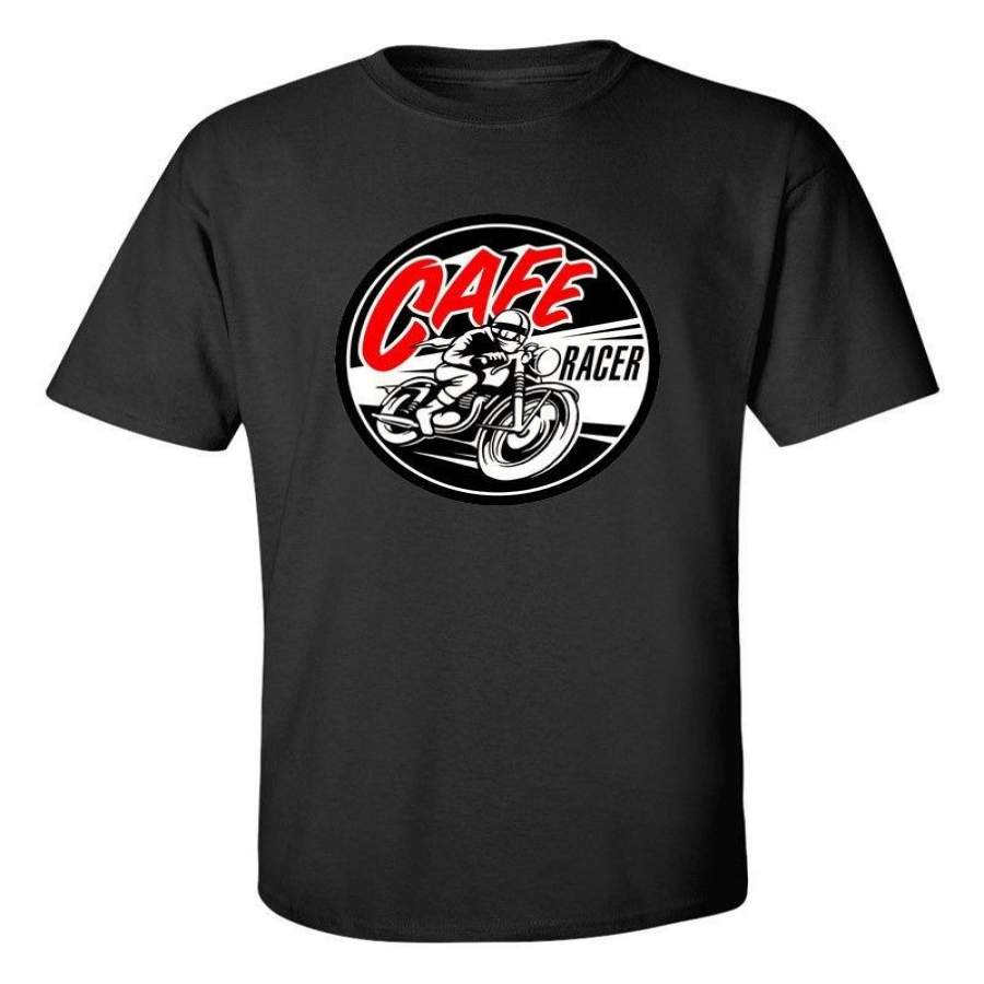 Cafe Racer Motorcycles Vintage Racing 59 Club Ton Up Boys British Biker Men’s T-Shirt