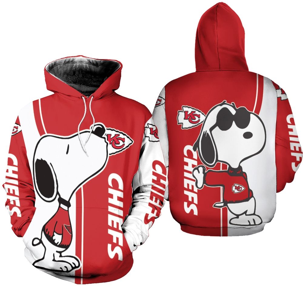 Kansas City Chiefs Snoopy Lover 3D Printed Hoodie