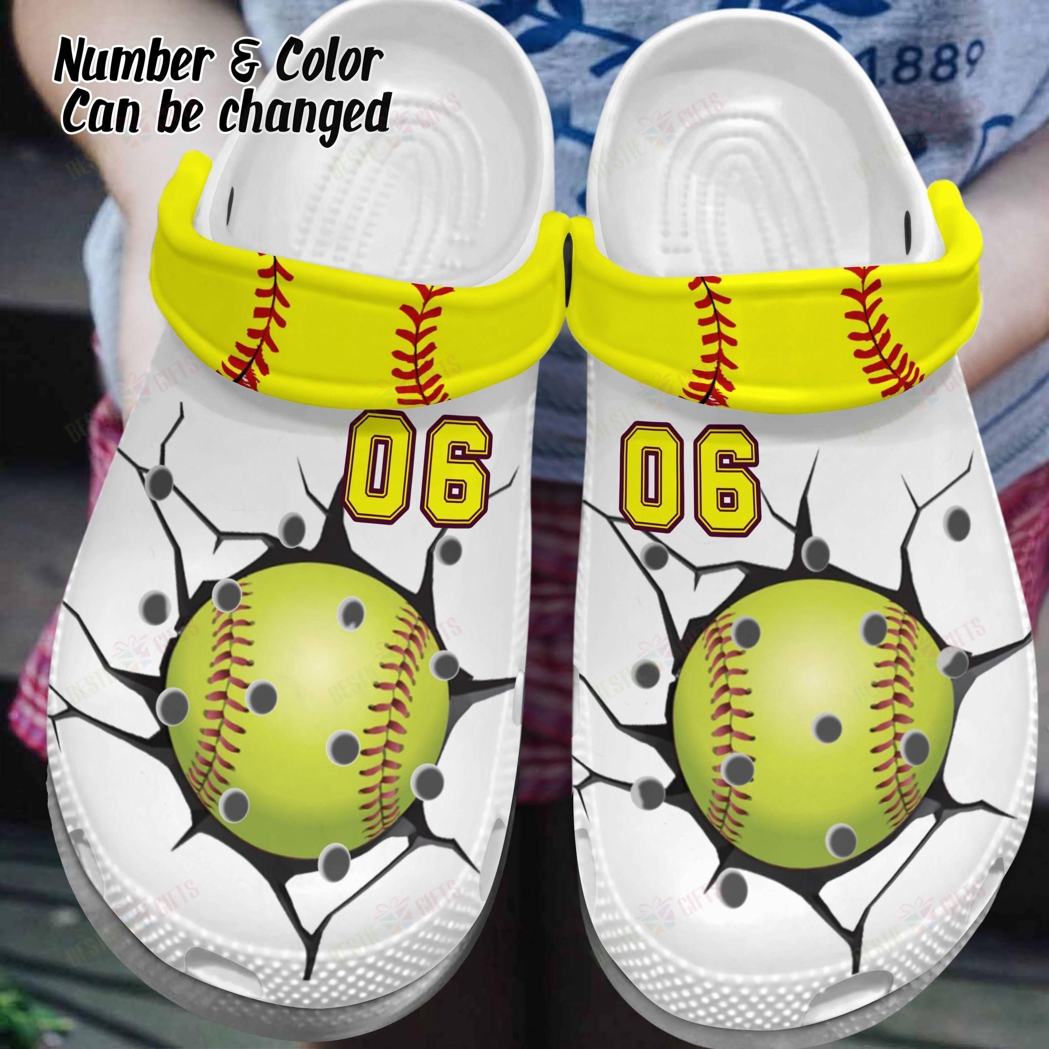 Softball Crocs Classic Clog Personal &hellip;