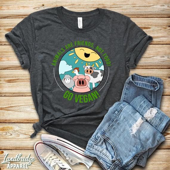 Womens Vegan Shirt Friends Not Food Shirt Animal Lover Gift Vegetarian Shirt Vegan Life Plant Based Shirt Vegan Tank Herbivore Shirt