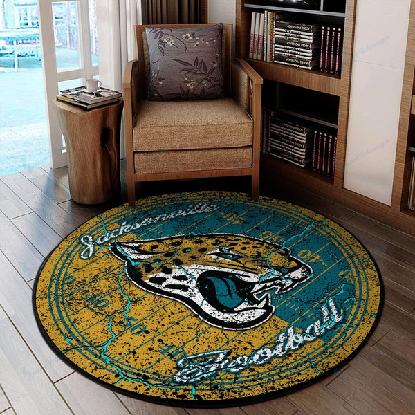 Jacksonville Jaguars Round Rug 68