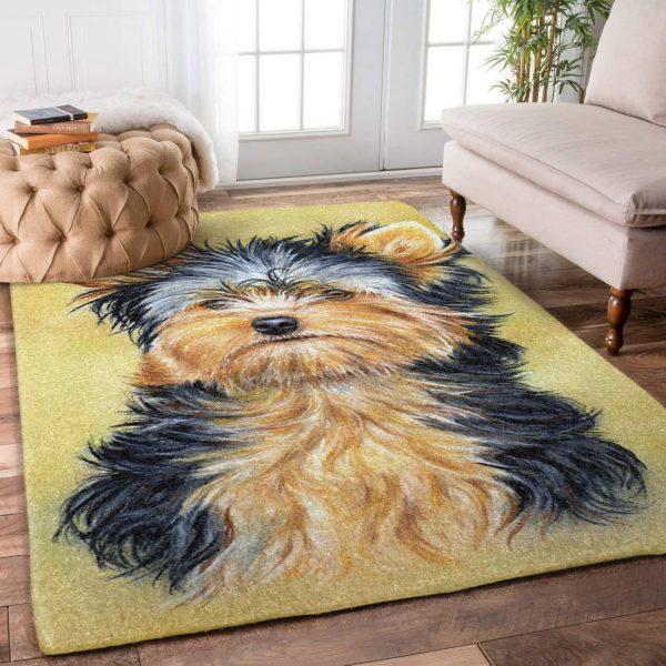 Yorkshire Terrier Home Decor Rectangle Area Rug 5