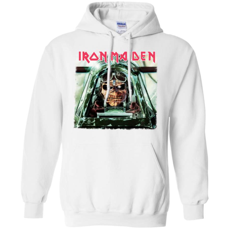 1171 Iron Maiden ACES High Gunner Maiden England 2014 Official Tour hoodie Pullover Hoodie