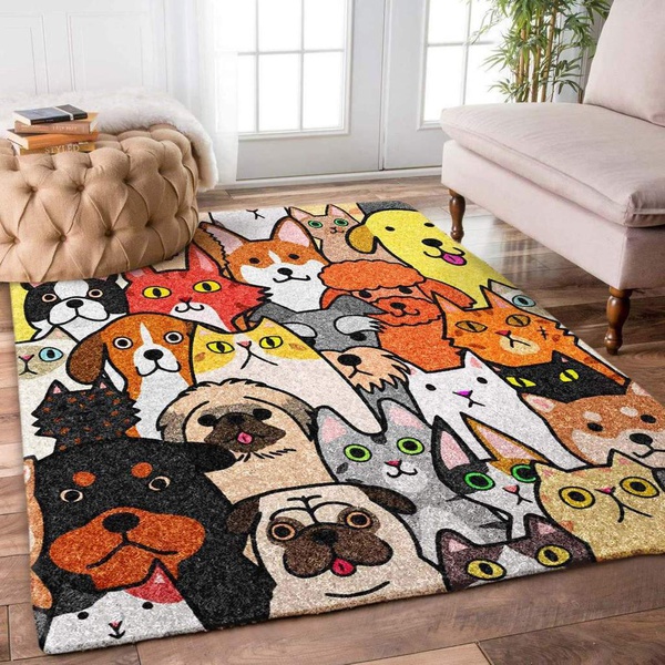 Animal Rug Rectangular Indoor Outdoor Area Carpet