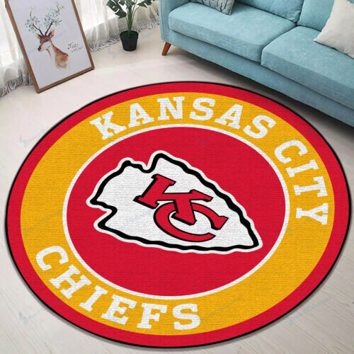 Kansas City Chiefs Round Rug 38