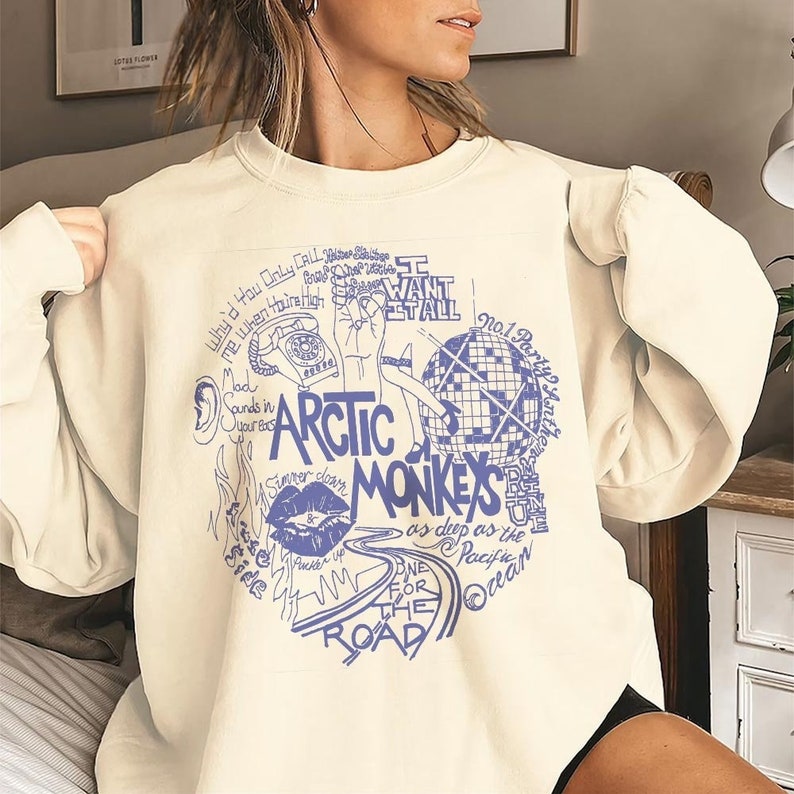 Arctic Monkeys Shirt V4, Arctic Monkeys Album, Arctic Monkeys Band, Arctic Monkeys Music Tour Jan Trending Sweatshirt