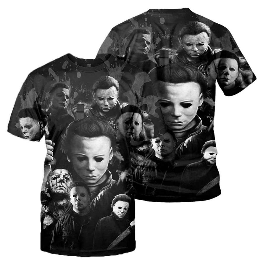 3D All Over Printed Michael Myers Halloween Clothes 10