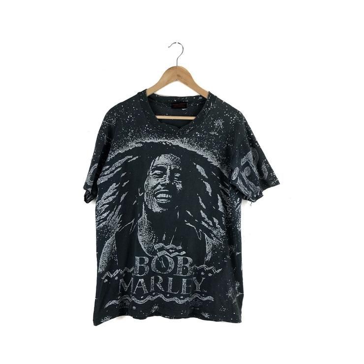 Vintage Bob Marley Reggae Tour Concert Rock Irie Shirt