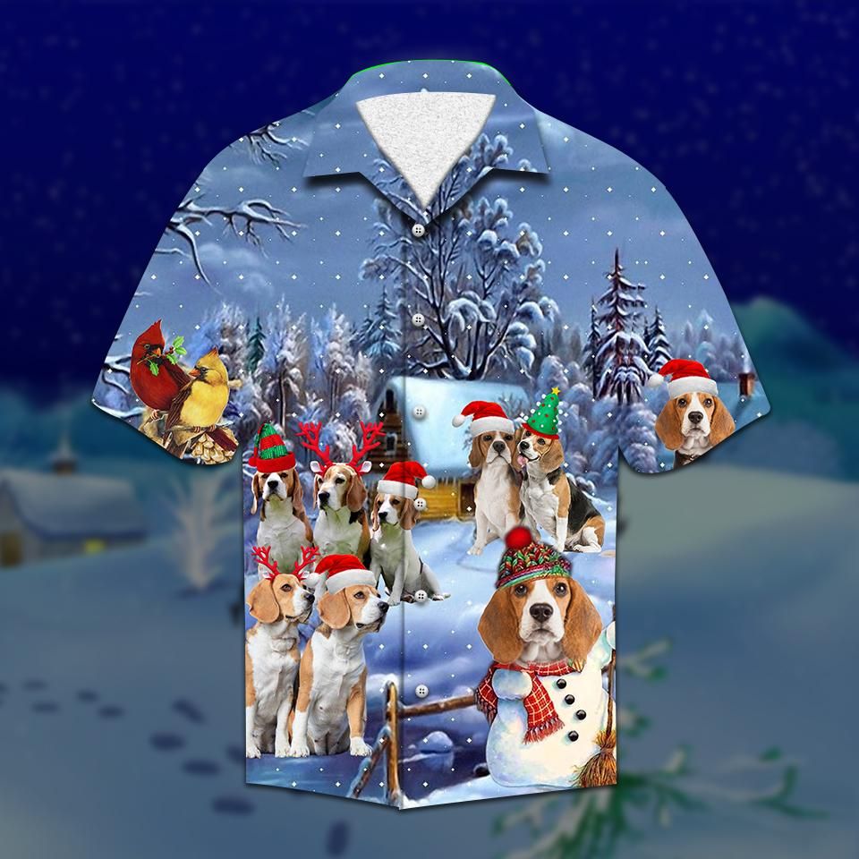 Beagle Christmas Hawaiian Shirt | Unisex | Adult | Hw2122