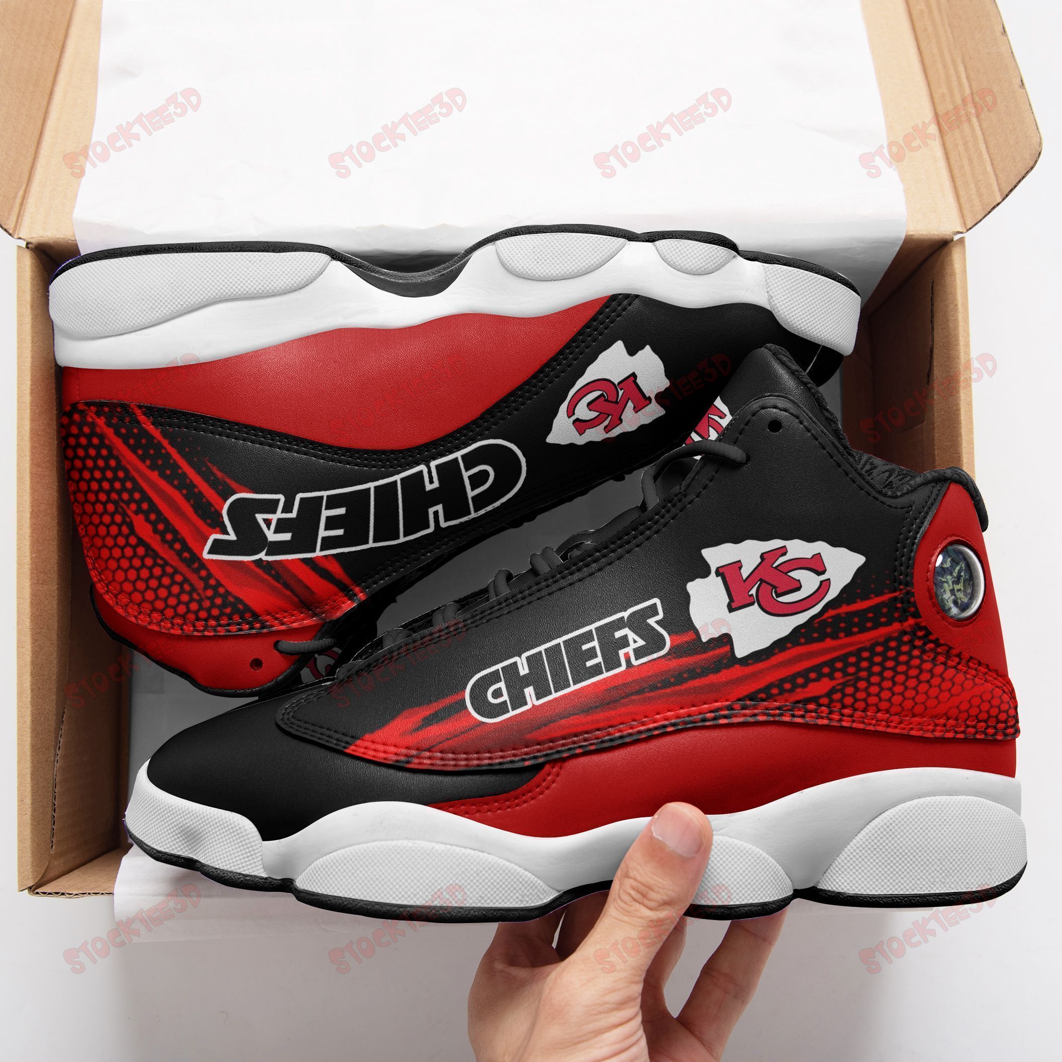 Kansas City Chiefs Air Jd13 Sneakers 623