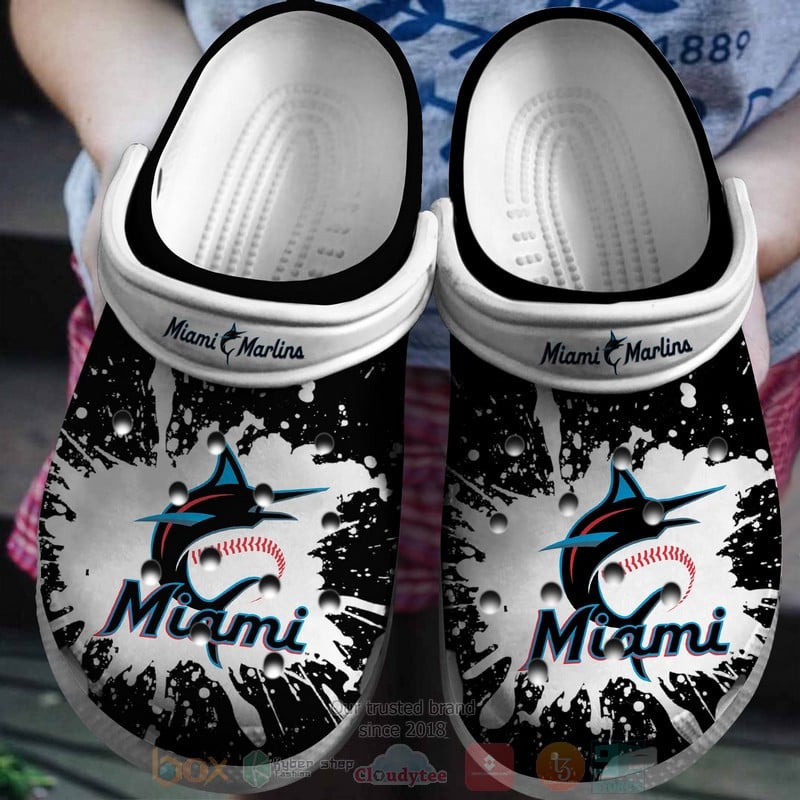 Miami Marlins Crocss Crocband Shoes