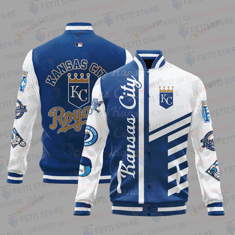 Kansas City Royals American League Baseball Varsity Jacket Sh1 V1