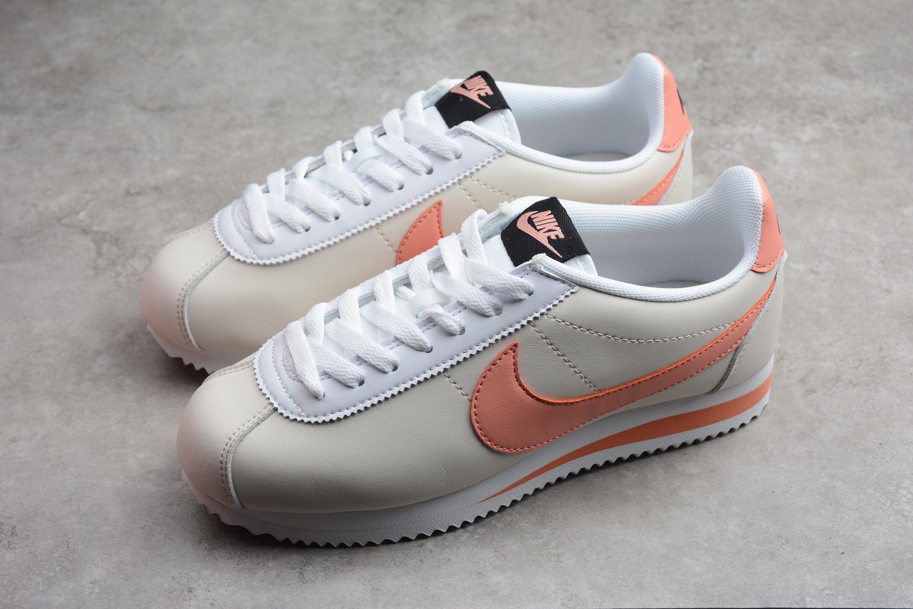 Nike Classic Cortez Nylon Trio Silt Red Women Shoes Sneakers PR-736492