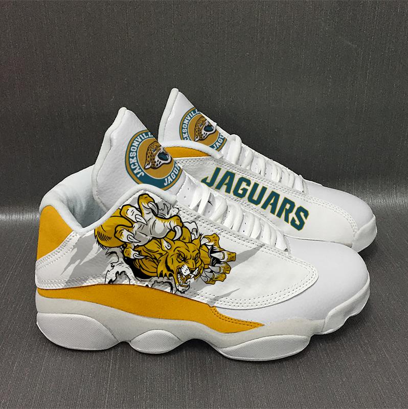 Jacksonville Jaguars Form Air Jordan 13 Sneakers T328-Hao1