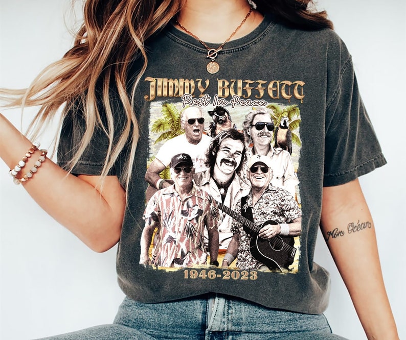 R.I.P Jimmy Buffett Vintage Shirt, If There Is A Heaven For Me, 59 Years 1964-2023 Jimmy Buffett, Parrothead Island Tshirt, Trop Rock Beach