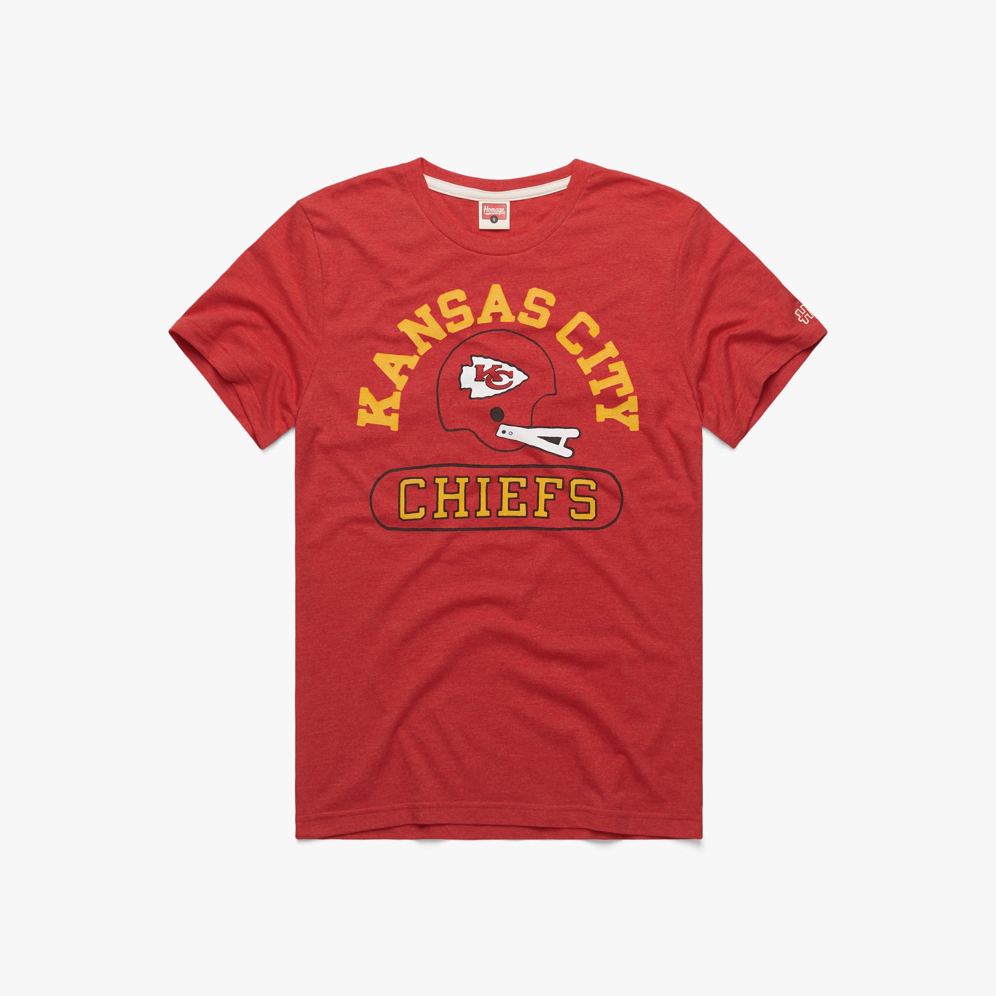 Kansas City Chiefs Throwback Helmet/Unisex Tee/3Xl