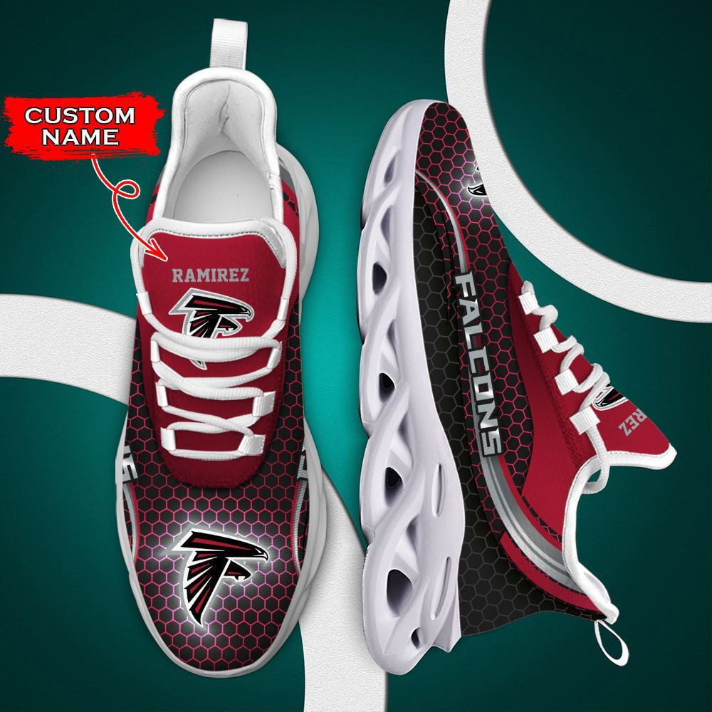 Atlanta Falcons Max Soul Shoes Luxury Custom Name 01 M3Rtt0186