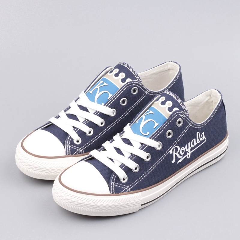 Kansas City Royals Low Top Canvas Shoes Limited Sneakers Style #2 Gift For Fans